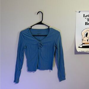 Arizona Jean Company Teal Long Sleeve Blouse